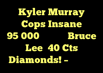 Kyler Murray Cops Insane 95،000 دلار آویز Bruce Lee، 40 Cts Diamonds! – اخبار وزوز