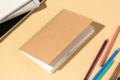 Muji نوت بوک باریک A6 Plain Beige