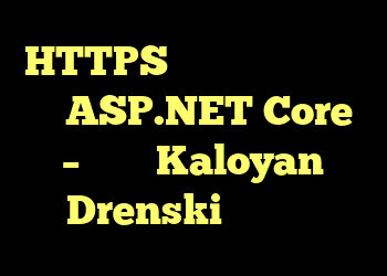 HTTPS را برای توسعه محلی در ASP.NET Core – وبلاگ Kaloyan Drenski فعال کنید